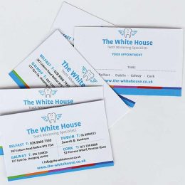 Use White Space When You Create Business Cards